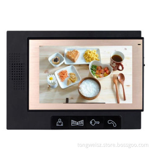 Video door phone, great discount 7-inch TFT LCD screen, 700 TVL CMOS cameraNew